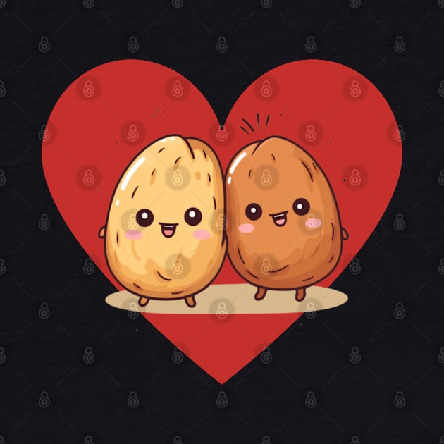 Kawaii Potato, valentines day, love you by Pattyld